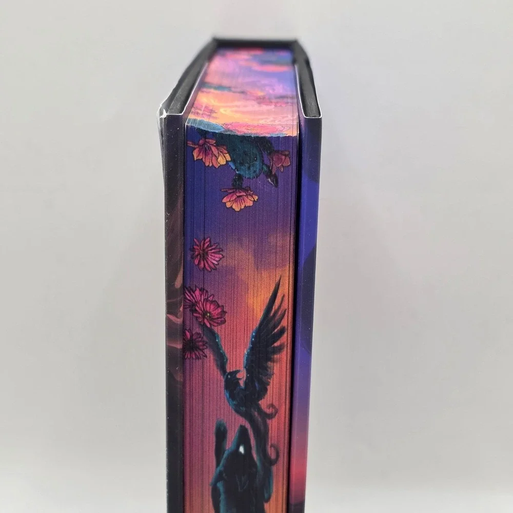 Kim Harrison Three Kinds of Lucky Hardcover Purple‎ Sprayed Edges Fantasy Book